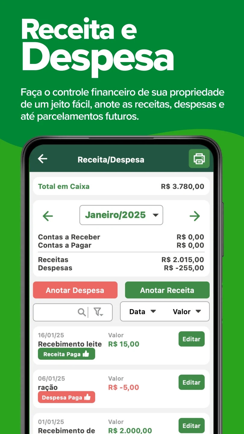 Ordenha Fácil screenshot