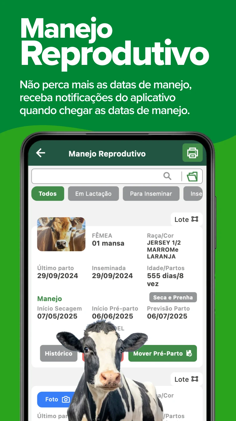 Ordenha Fácil screenshot